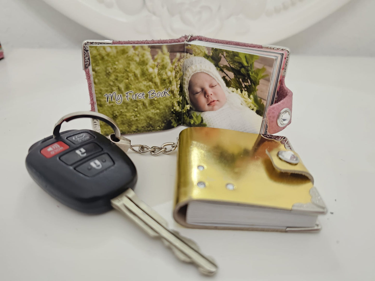 Mini Photo Book Keychain